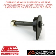 OUTBACK ARMOUR SUSP KIT REAR ADJ BYPASS EXPD FITS TOYOTA LC 78S (6 CYL PRE 2007)